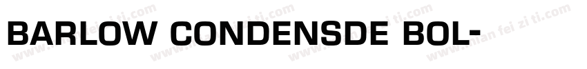 barlow condensde bol字体转换